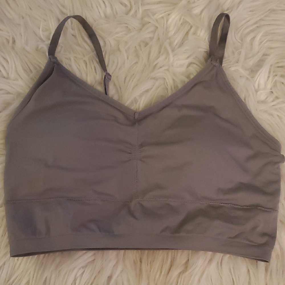 Women's Gray Sports Bra